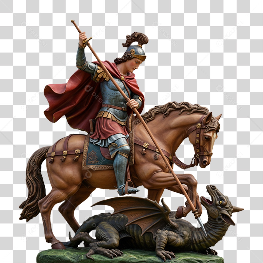 Imagem Semelhante a São Jorge PNG Transparente