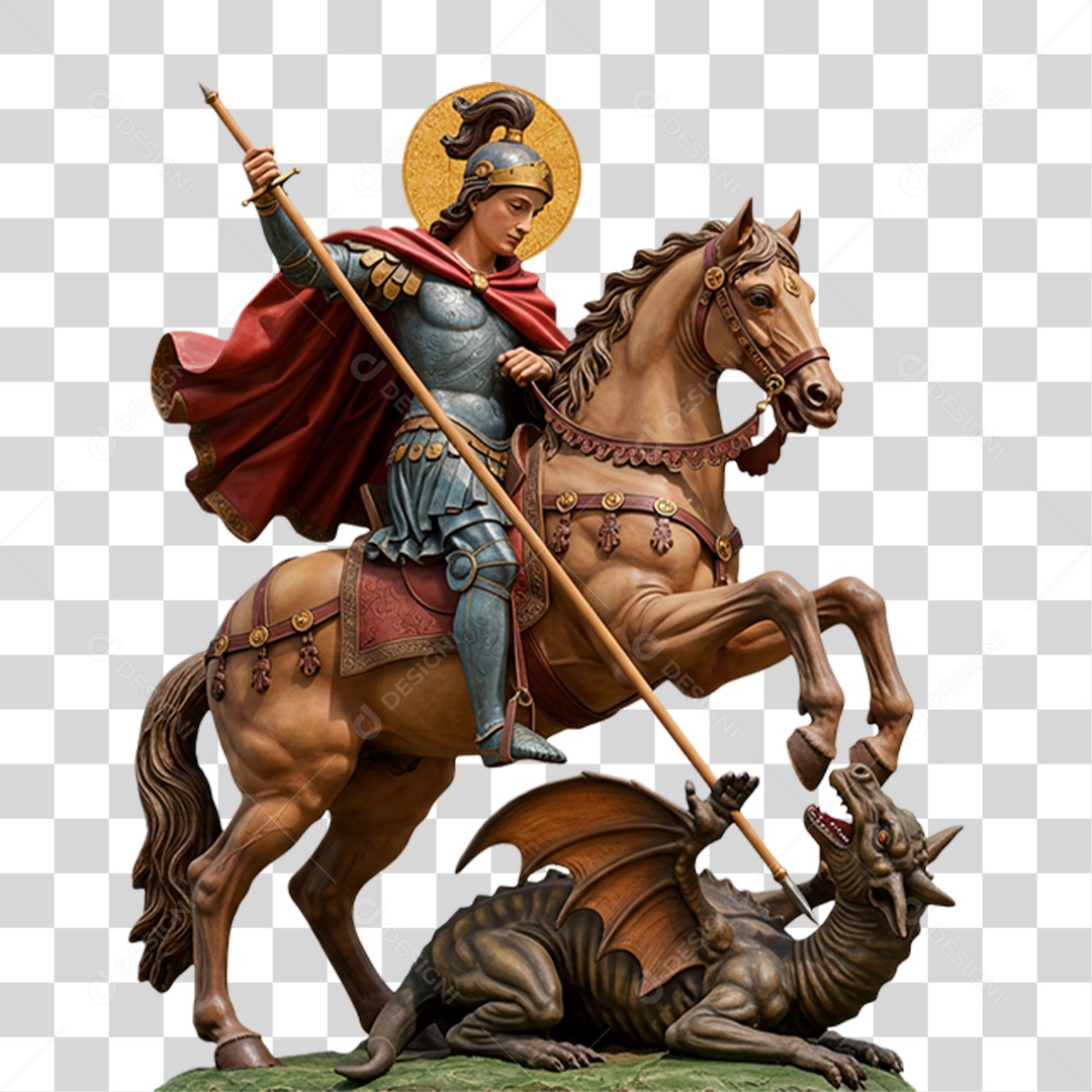 Imagem Semelhante a São Jorge PNG Transparente