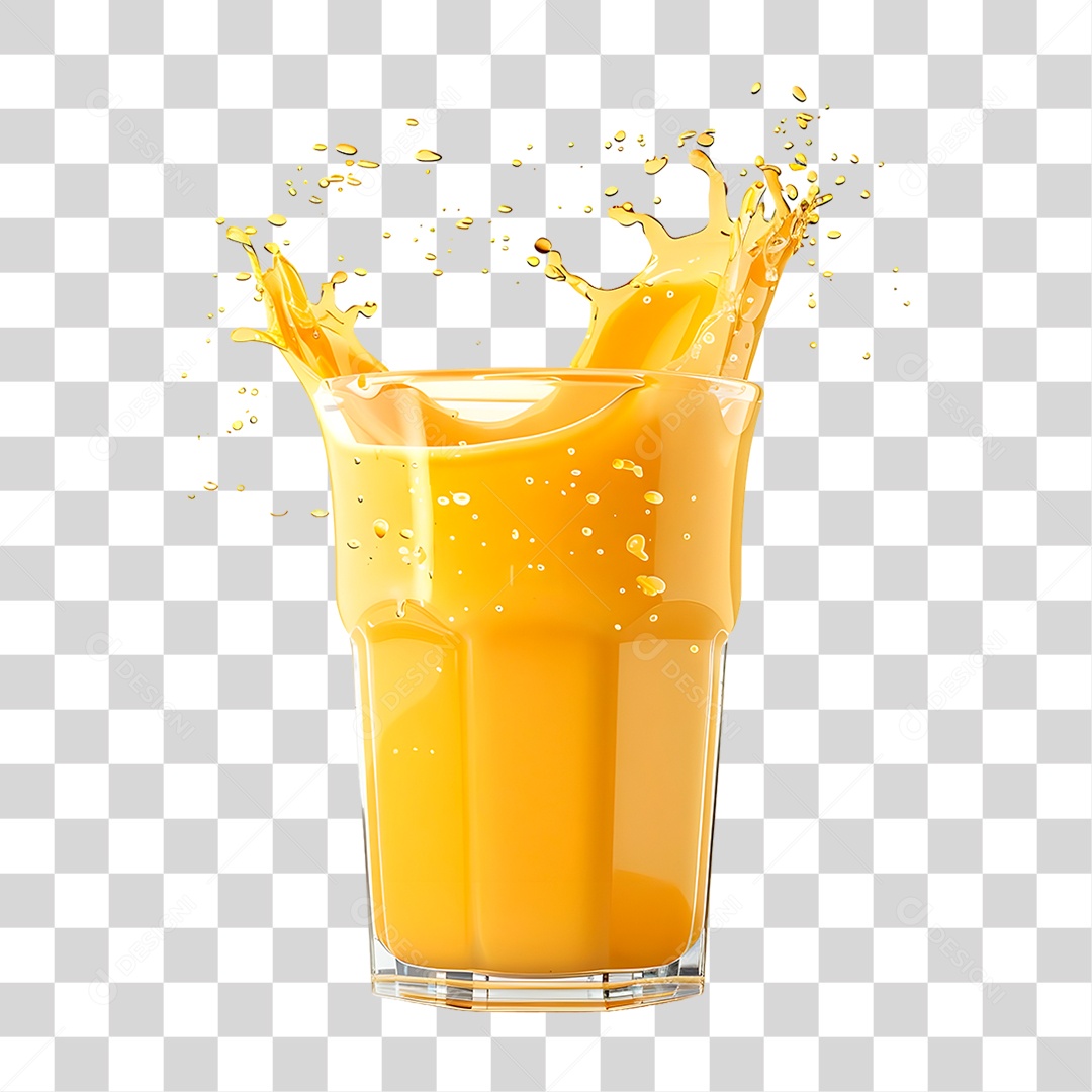 Suco de Laranja PNG Transparente