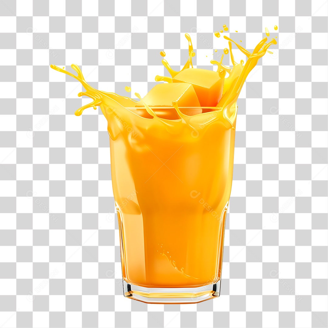 Suco de Laranja PNG Transparente