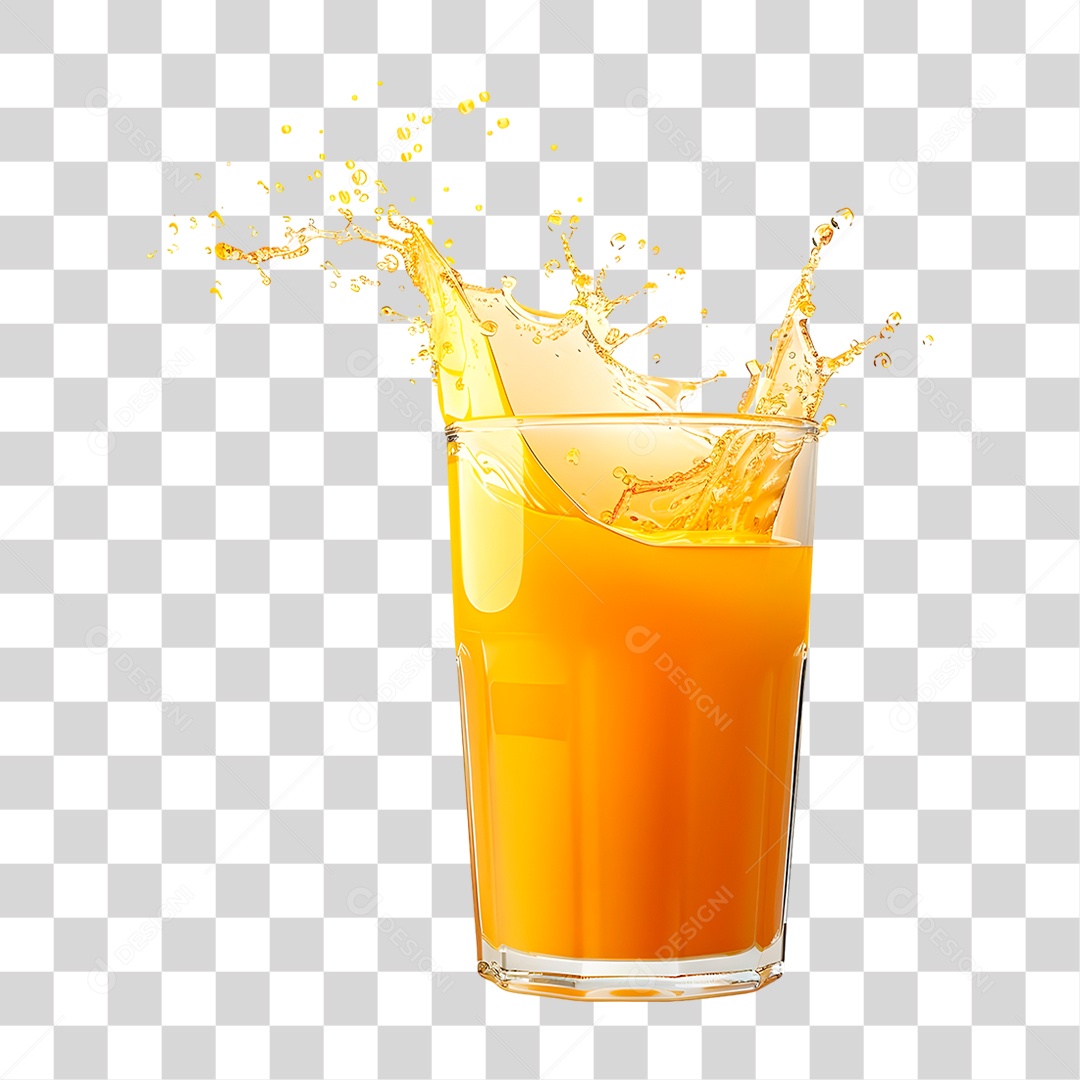 Suco de Laranja PNG Transparente