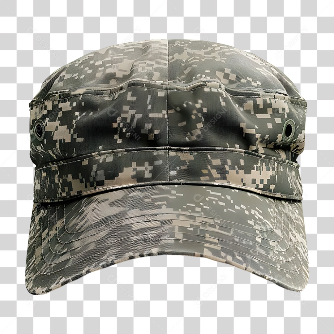 Boné Militar PNG Transparente