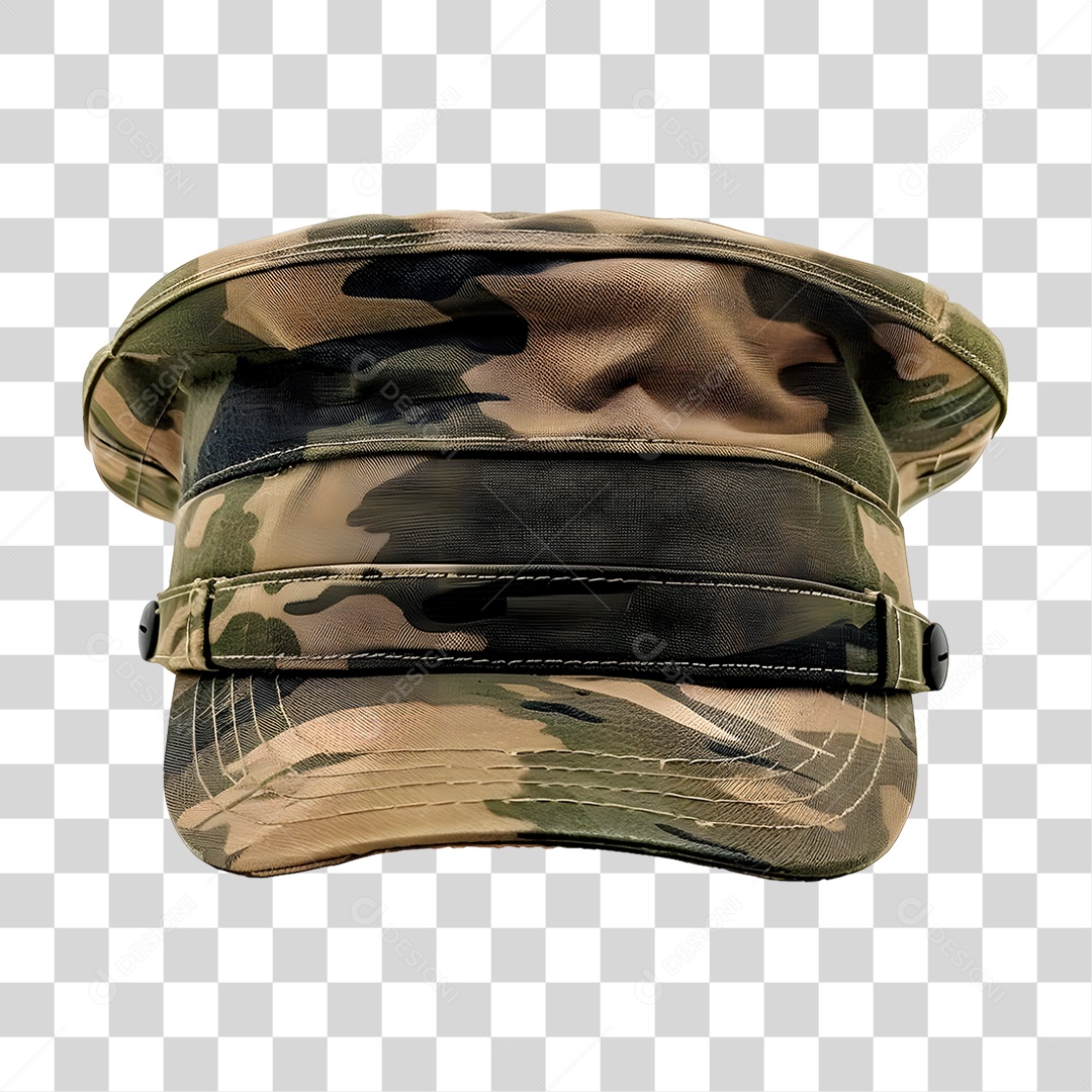 Boné Militar PNG Transparente