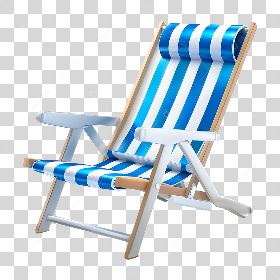 Cadeira de Praia PNG Transparente