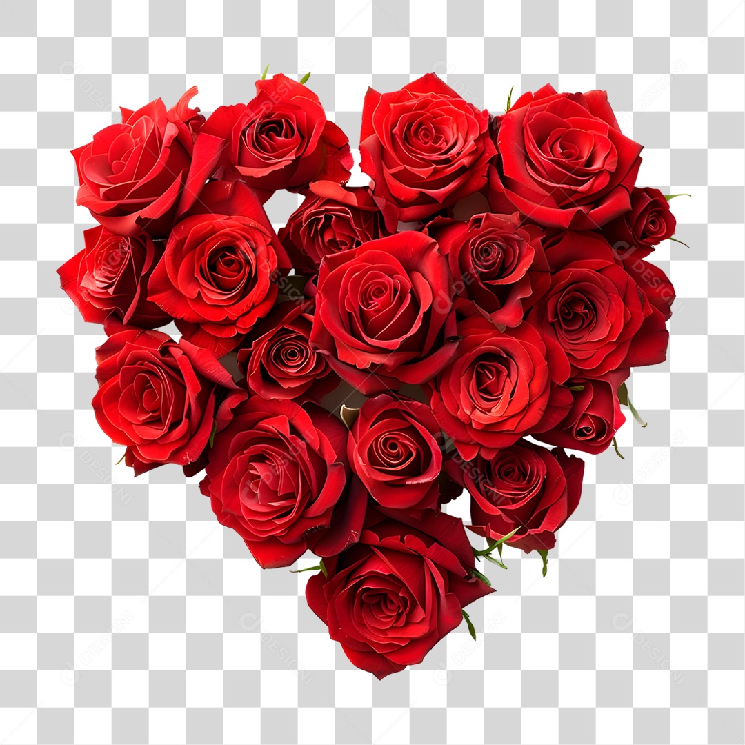 Rosa Vermelha PNG Transparente