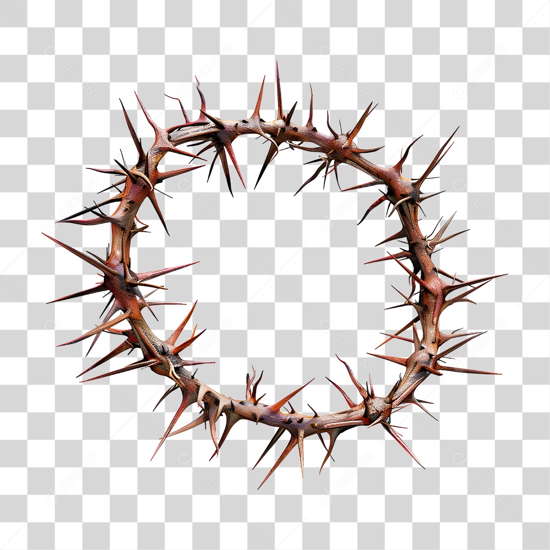 Coroa de Espinho PNG Transparente