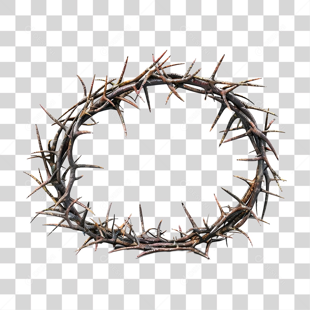 Coroa de Espinho PNG Transparente