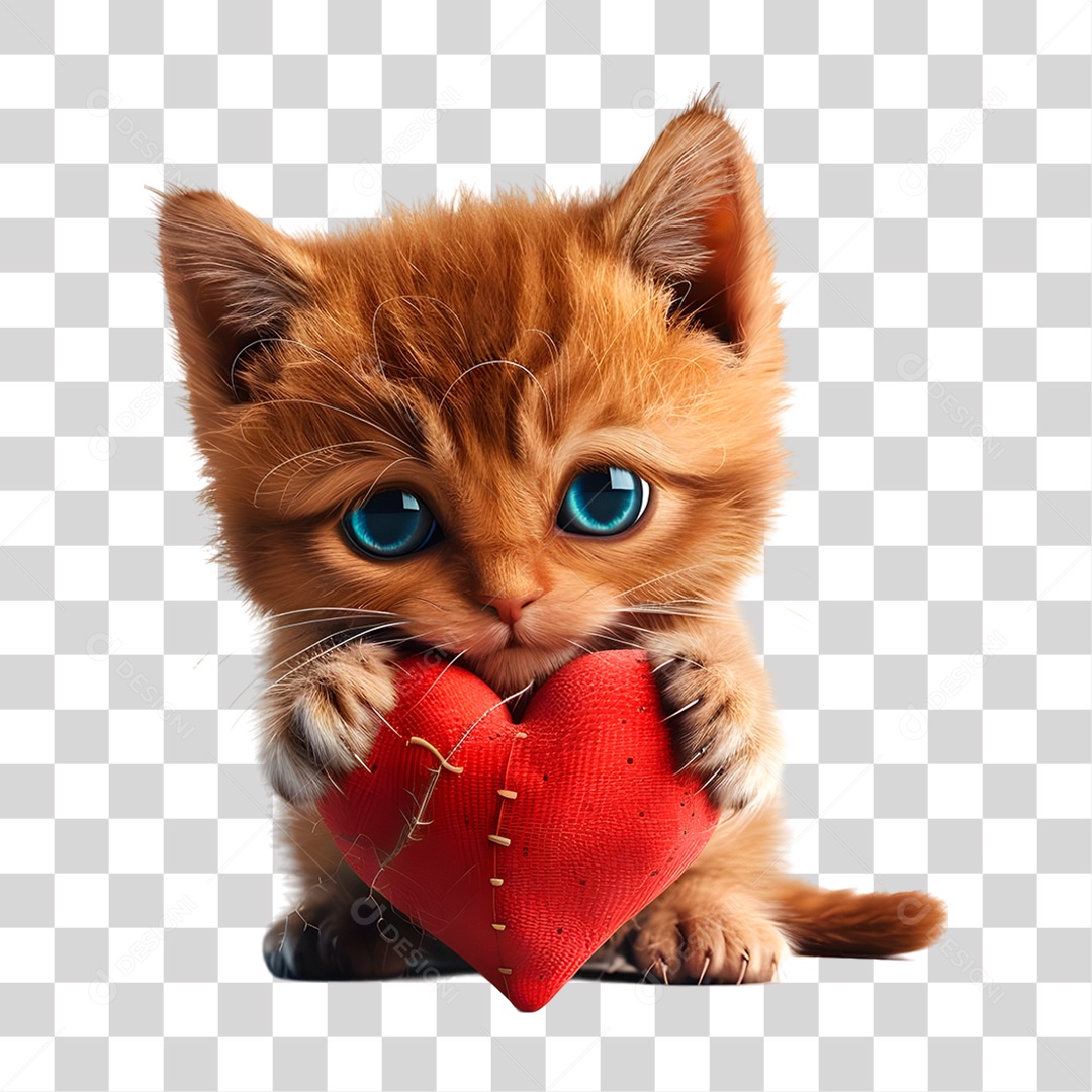 Gato Malhado PNG Transparente