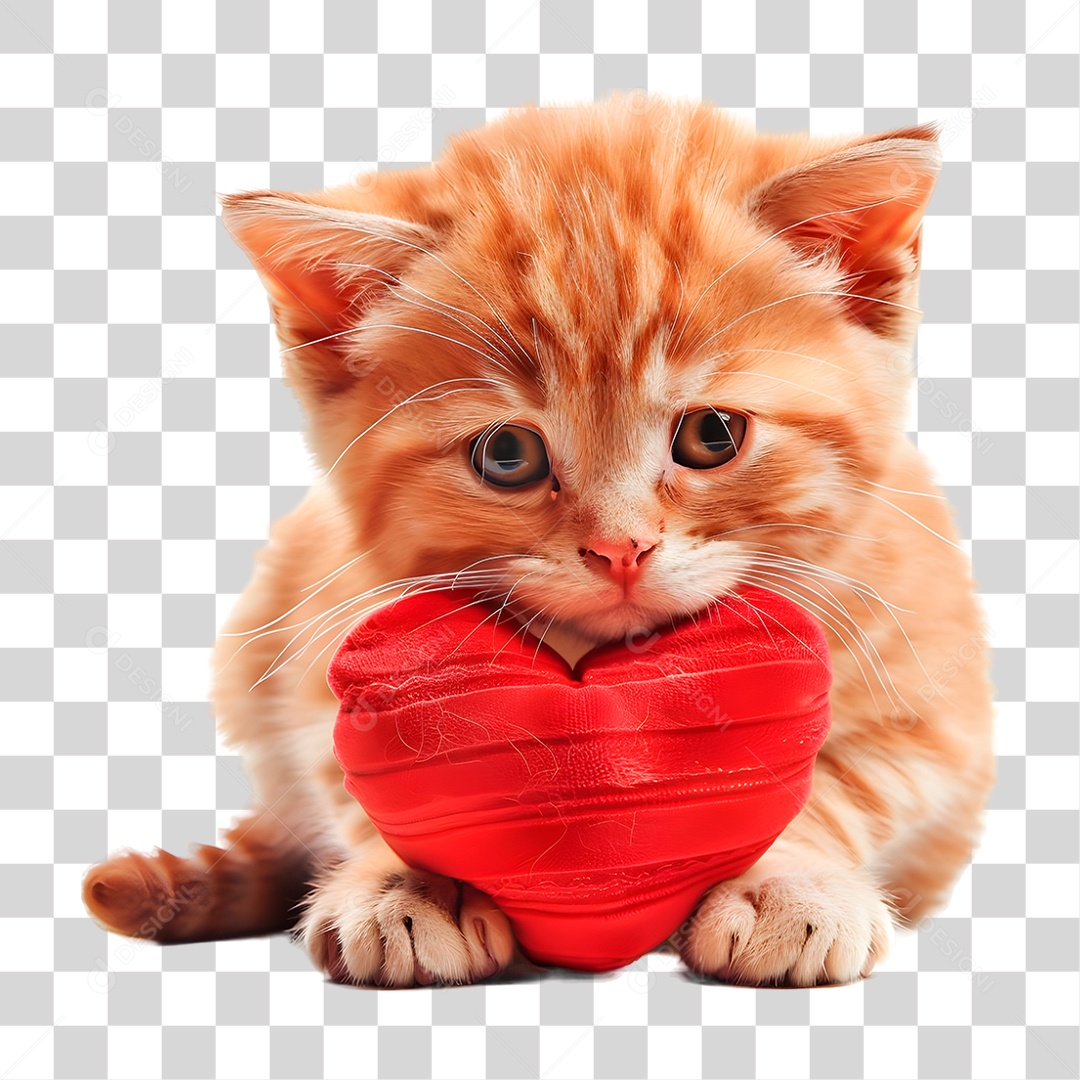 Gato Malhado PNG Transparente