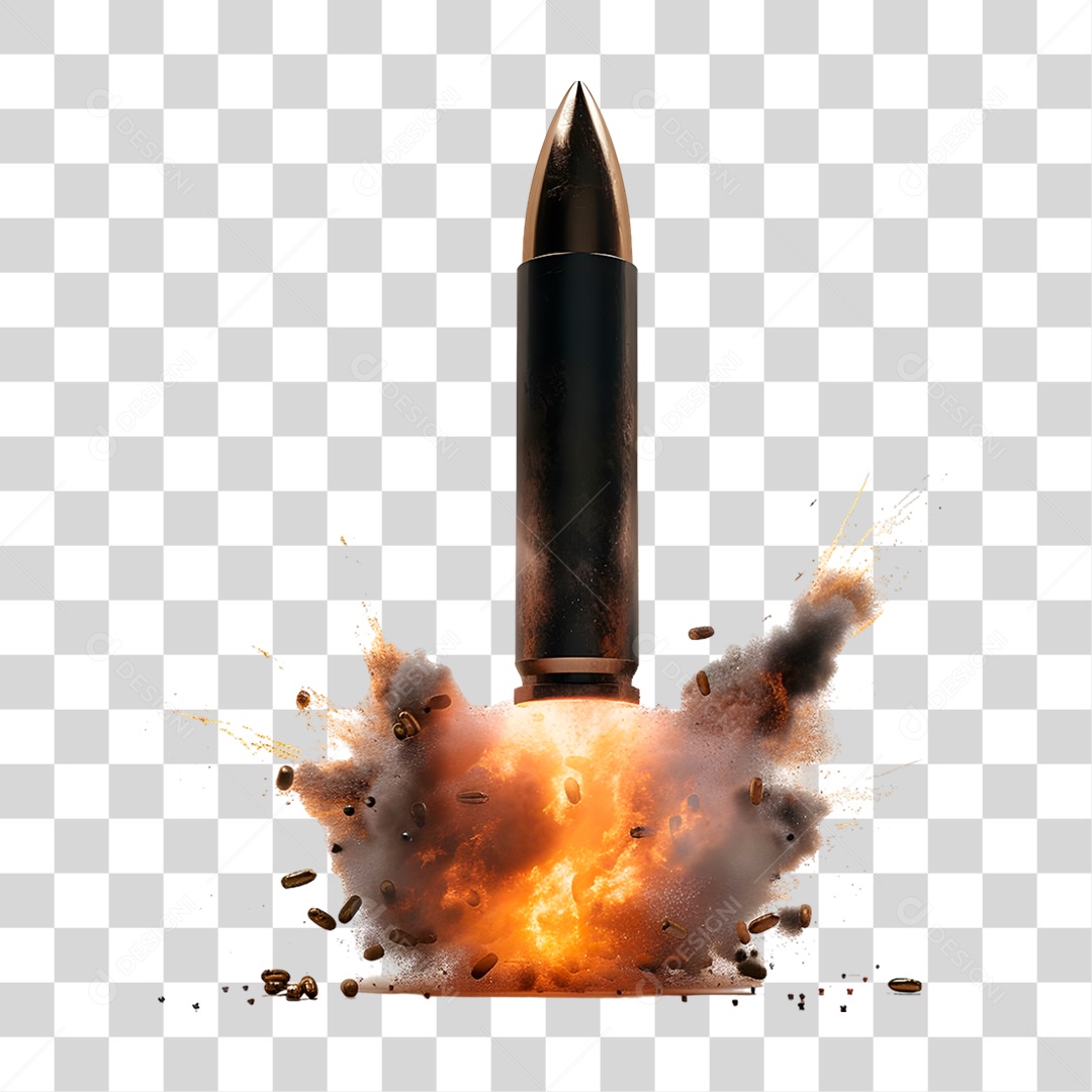 Bala em Percurso PNG Transparente