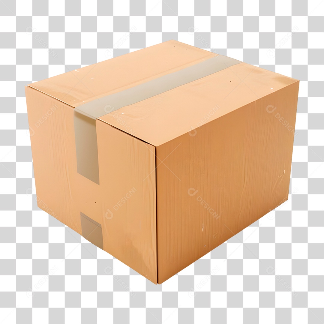 Caixa de Papelão PNG Transparente