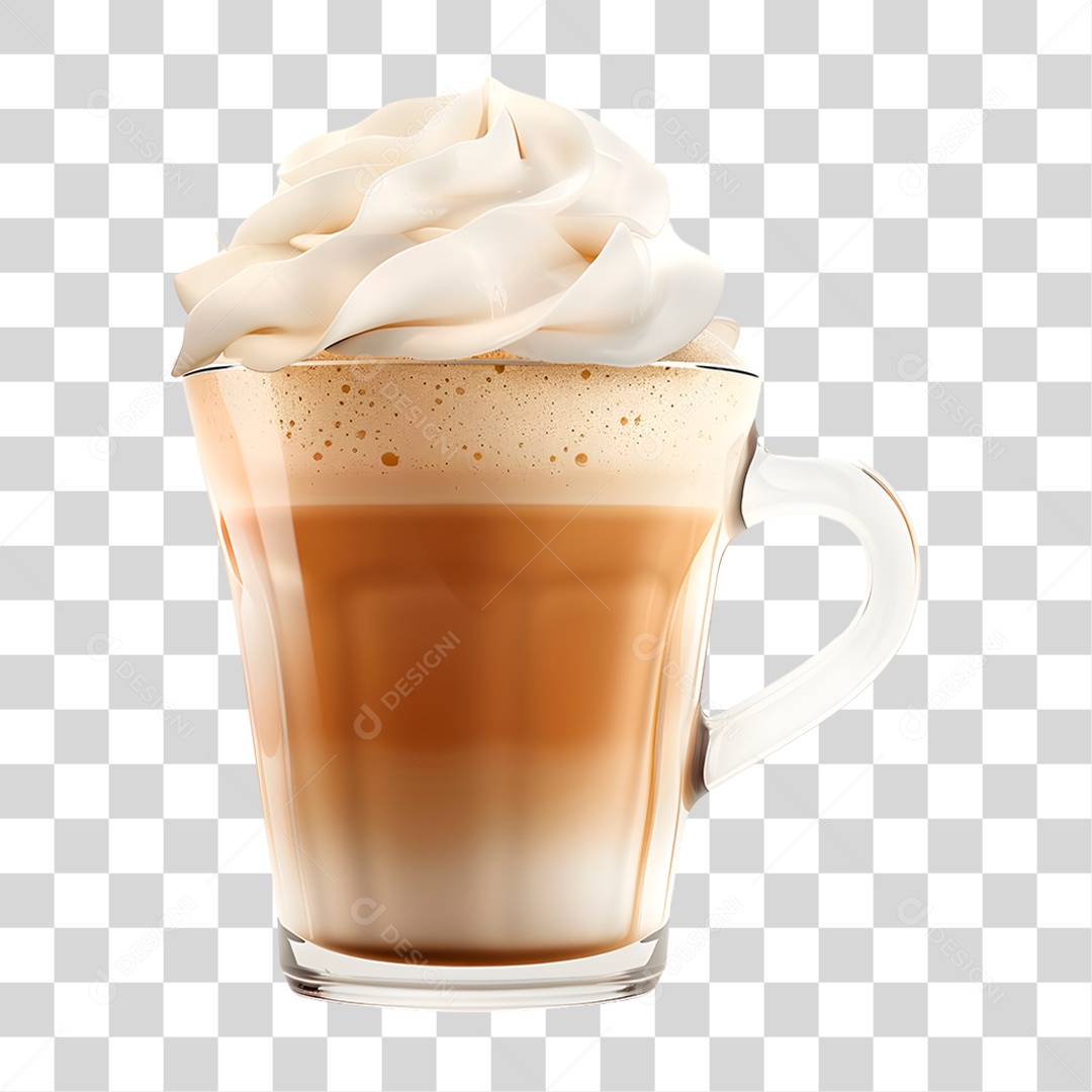 Capo de Capuccino PNG Transparente