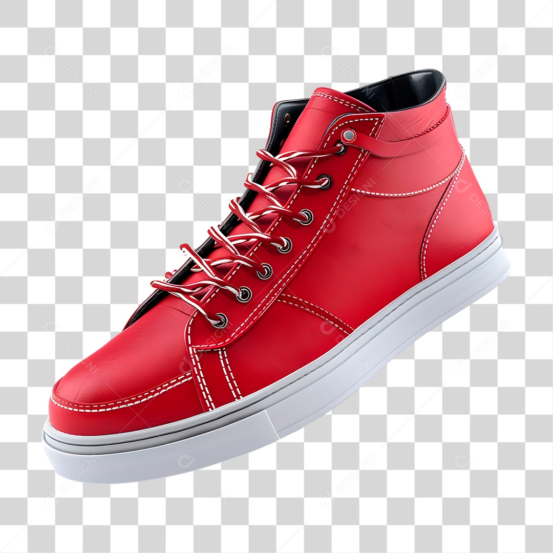 Tênis Vermelho PNG Transparente