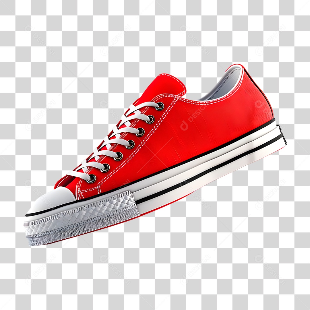 Tênis Vermelho PNG Transparente
