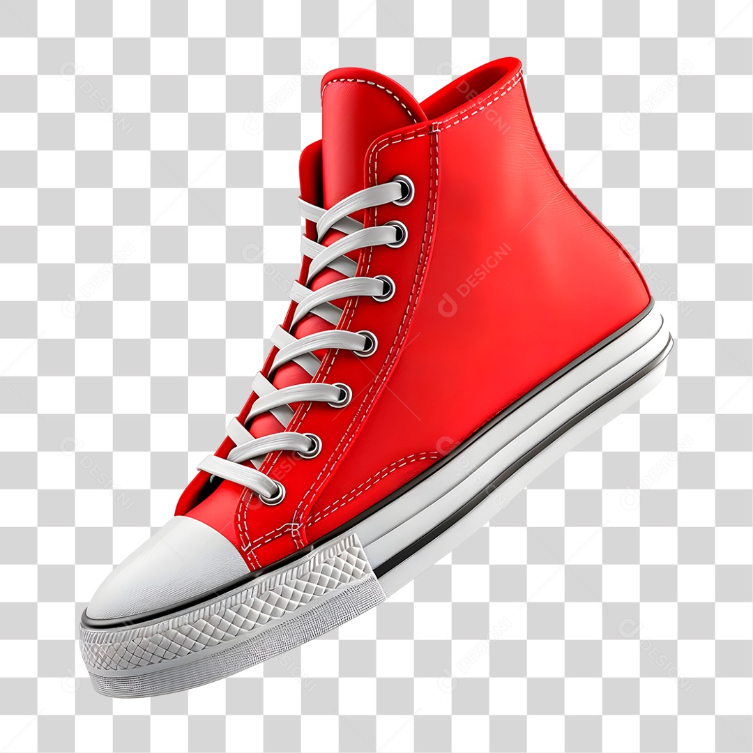 Tênis Vermelho PNG Transparente
