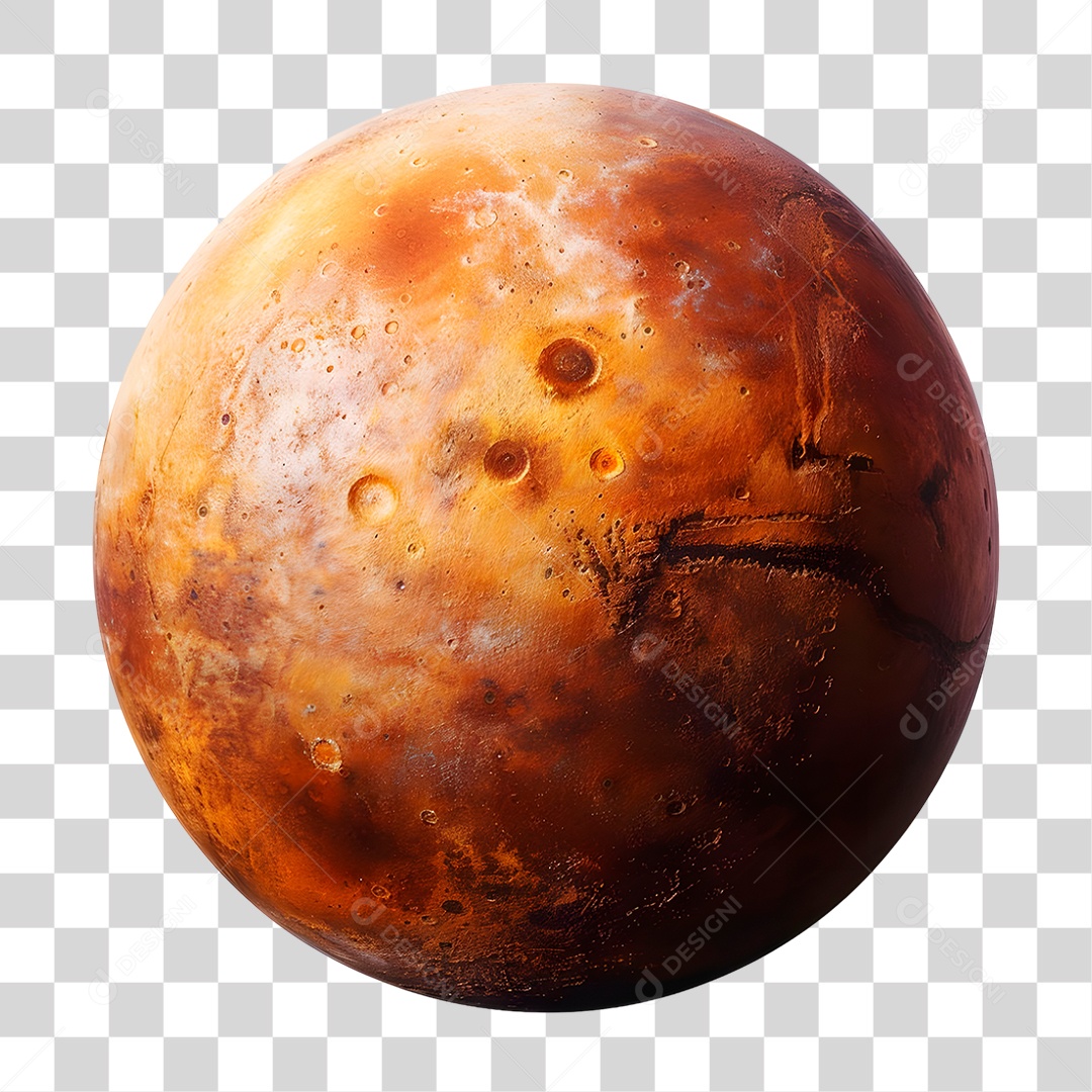 Planeta Marte PNG Transparente