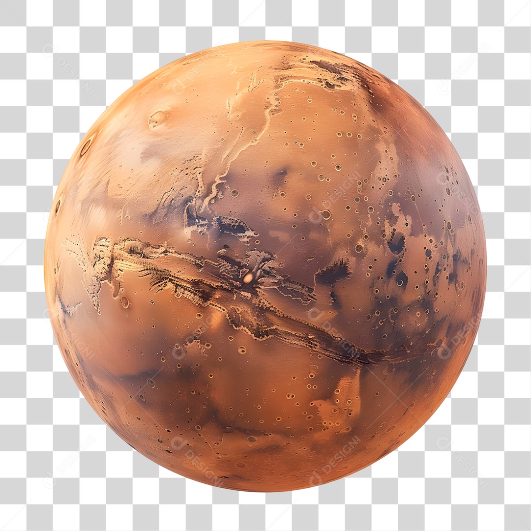Planeta Marte PNG Transparente