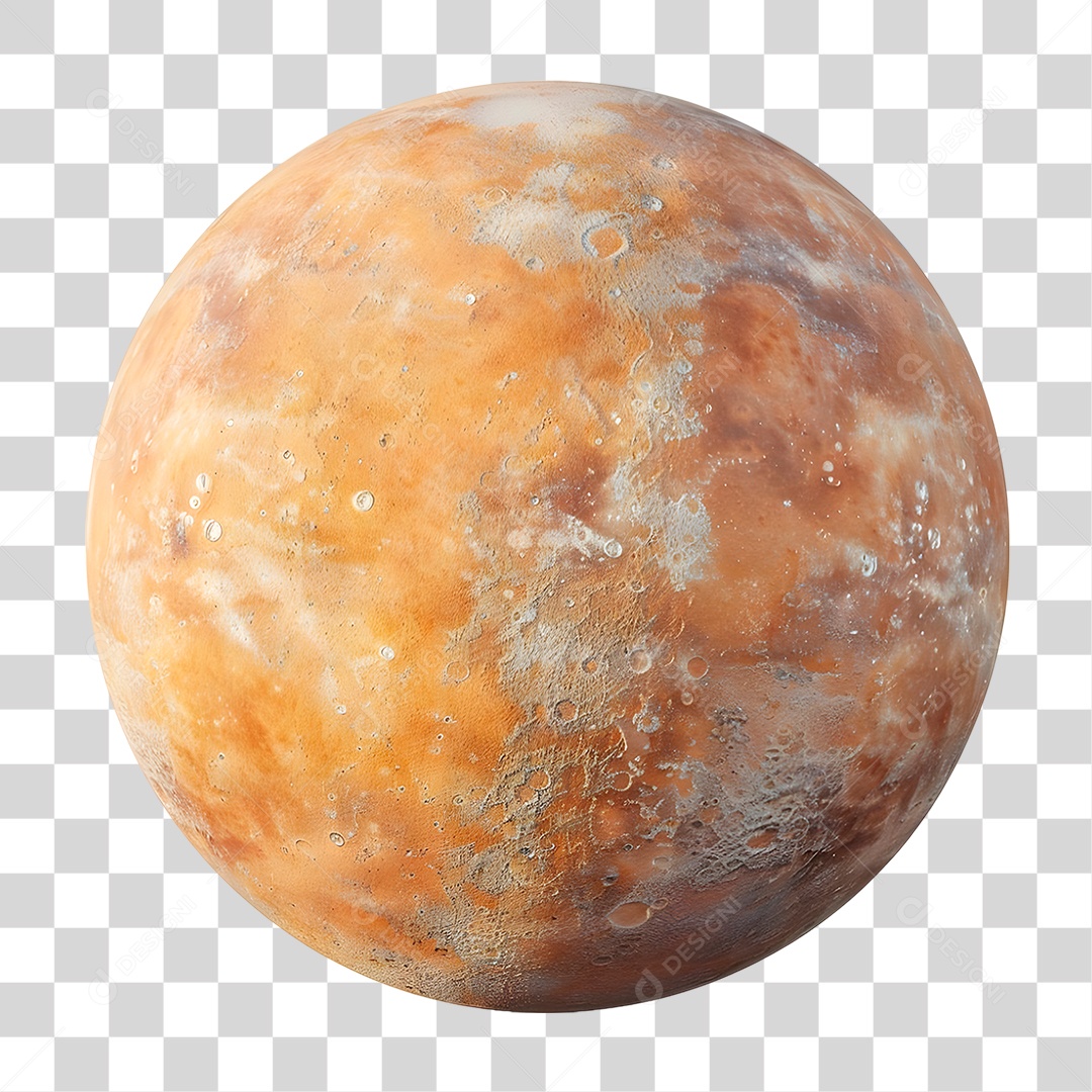 Planeta Mercúrio PNG Transparente