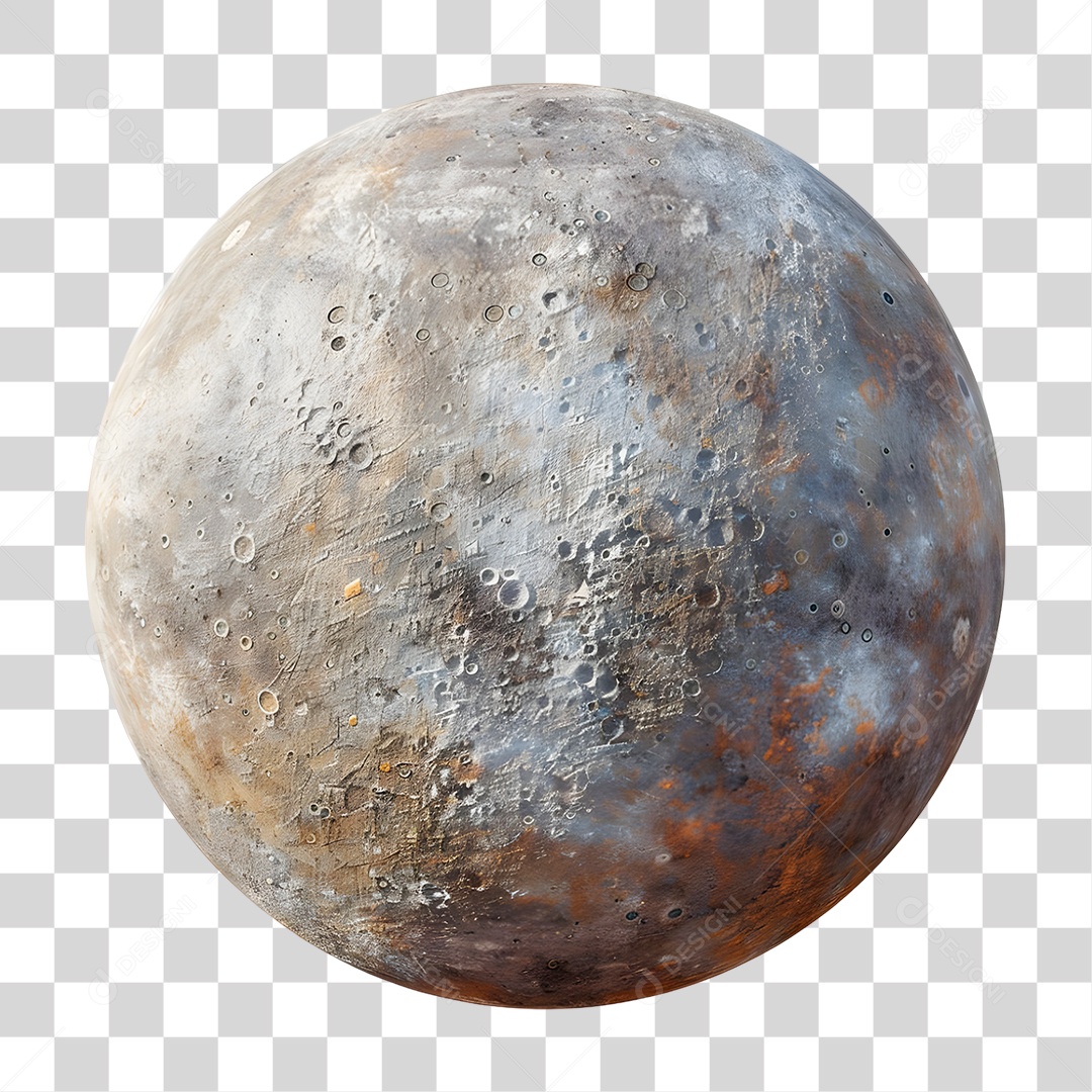 Planeta Mercúrio PNG Transparente