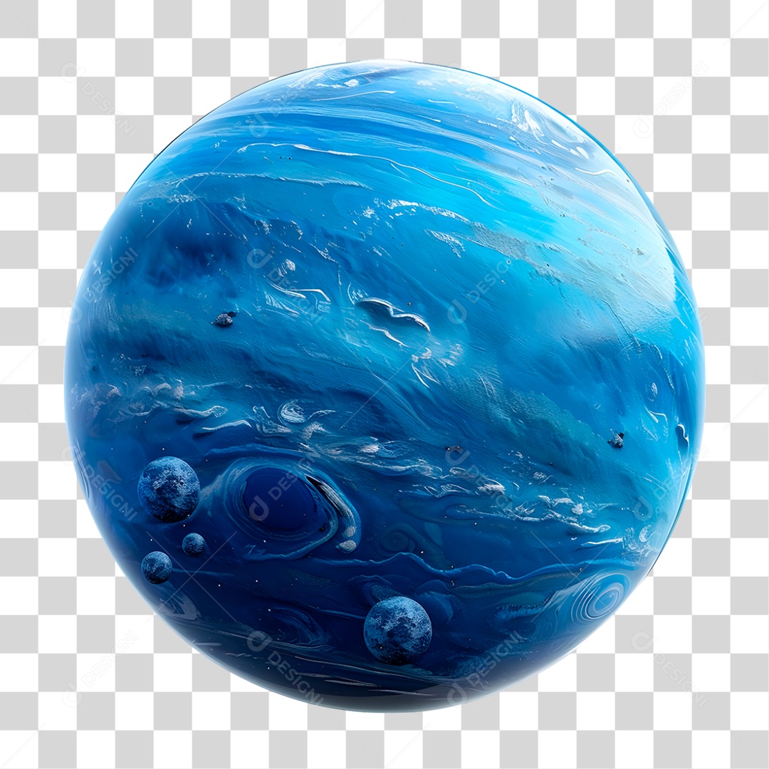 Planeta Netuno PNG Transparente