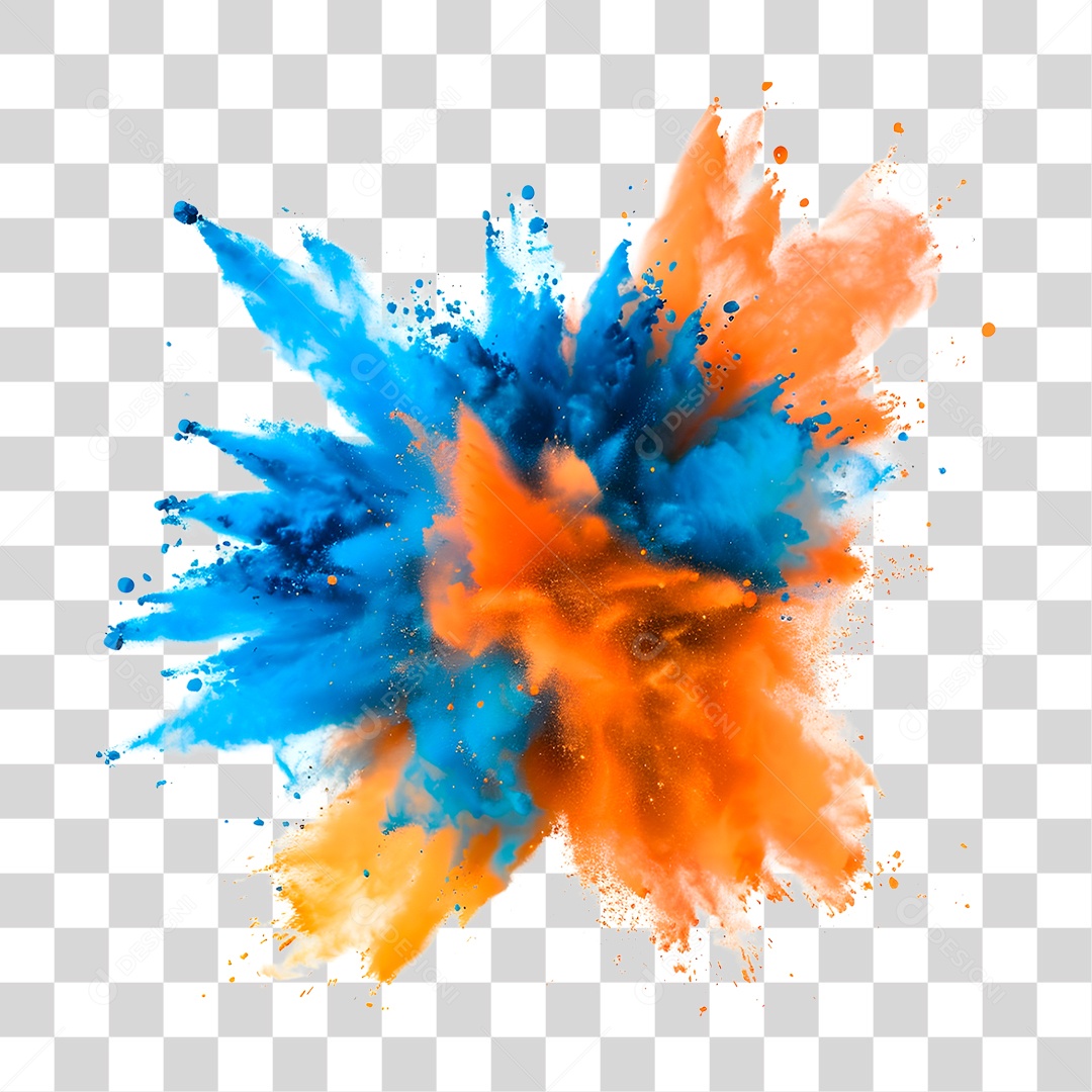 Fumaça Colorida PNG Transparente