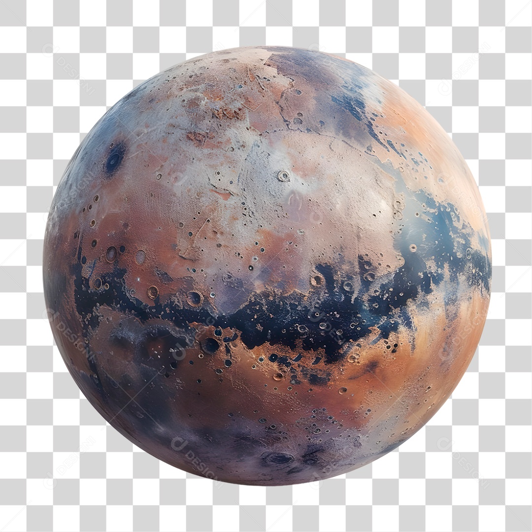 Planeta Anão PNG Transparente