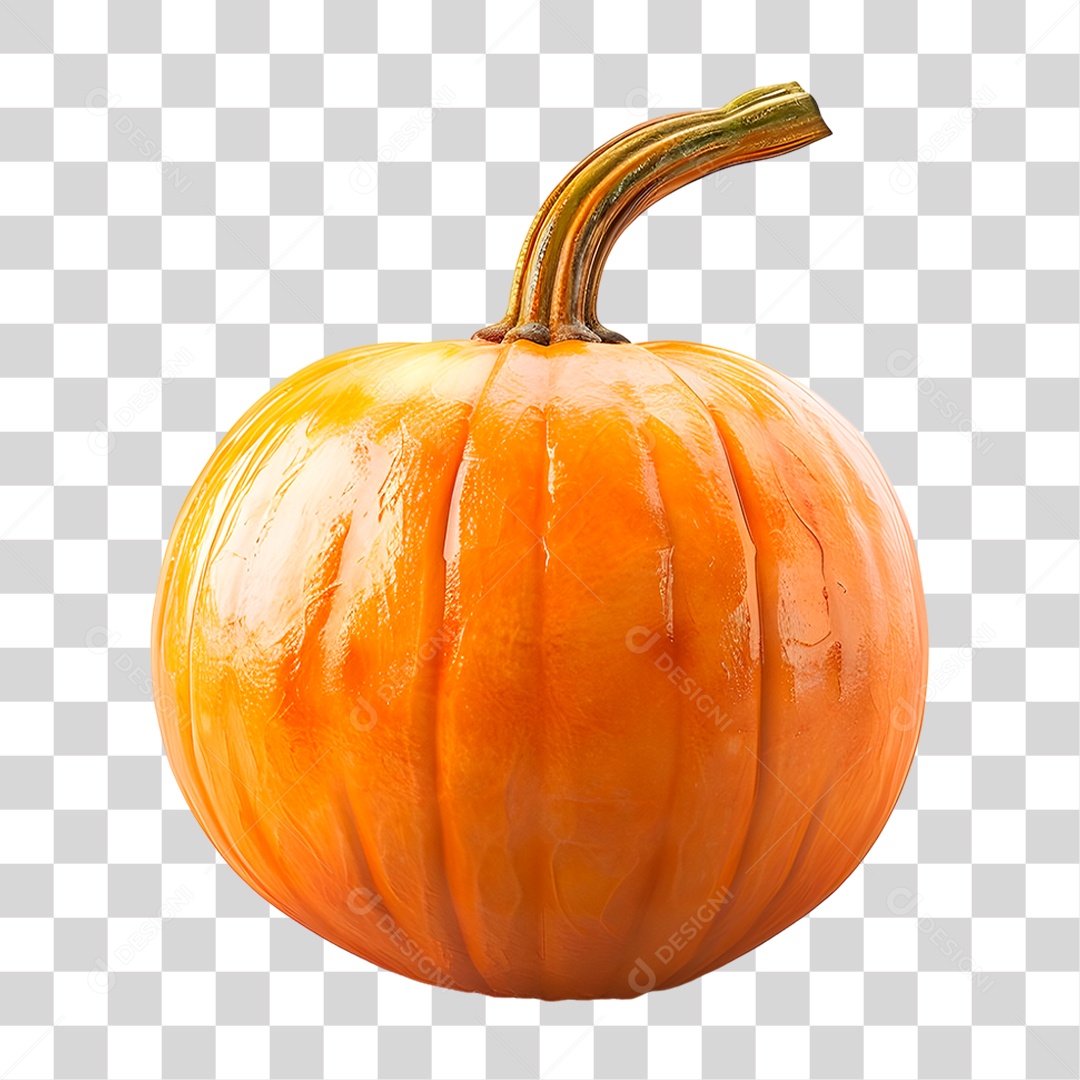 Abóbora Madura PNG Transparente