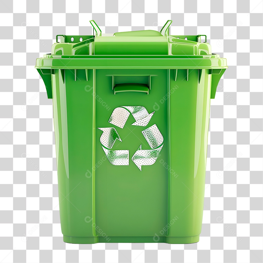 Lixeira de Reciclagem PNG Transparente