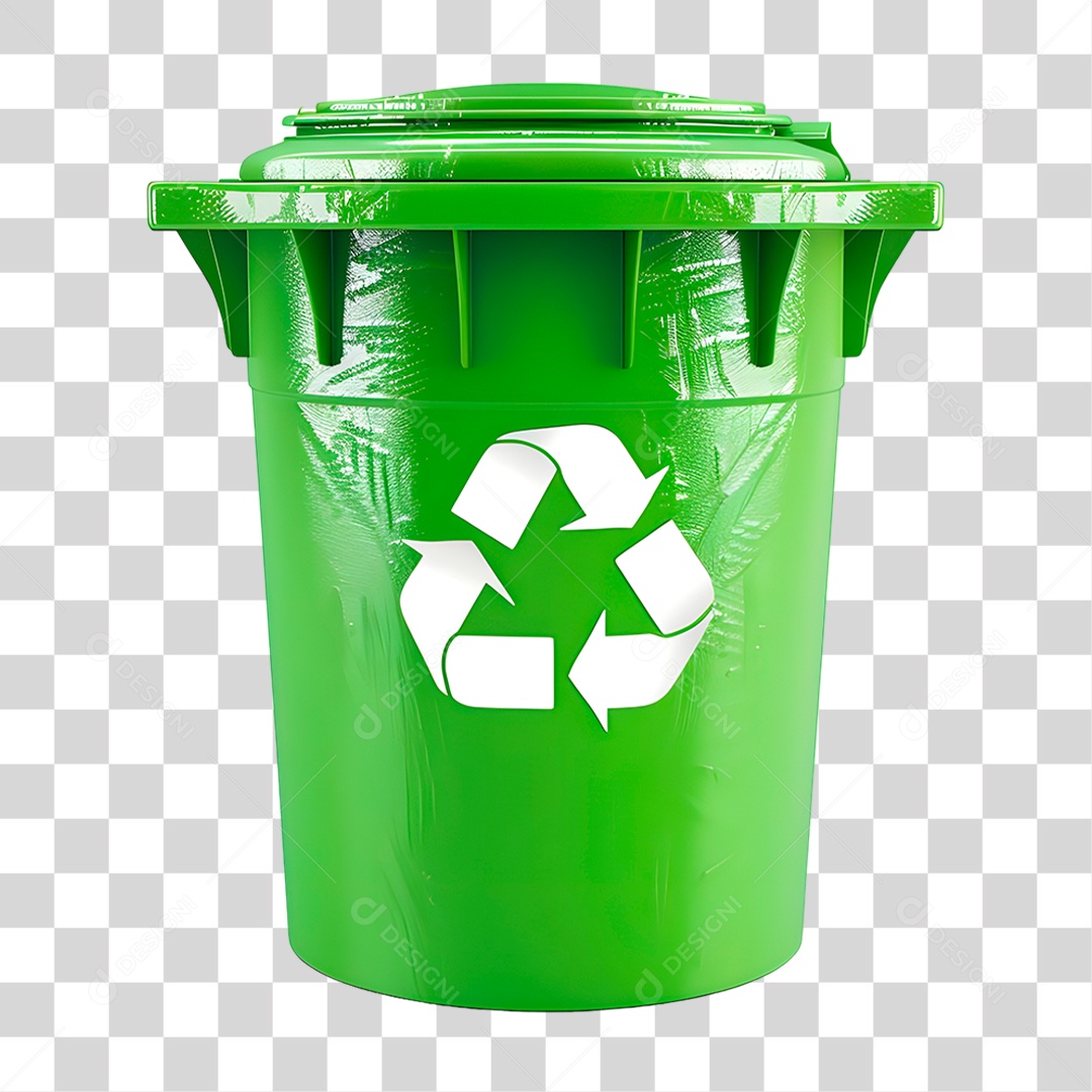 Lixeira de Reciclagem PNG Transparente