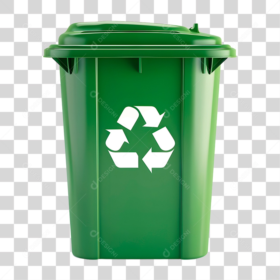 Lixeira de Reciclagem PNG Transparente