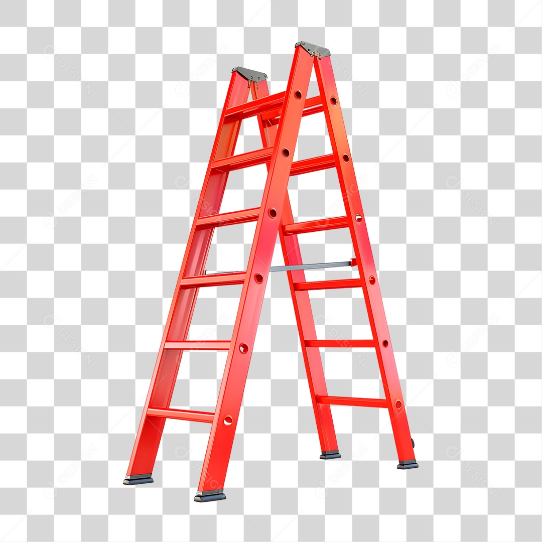 Escada Vermelha PNG Transparente