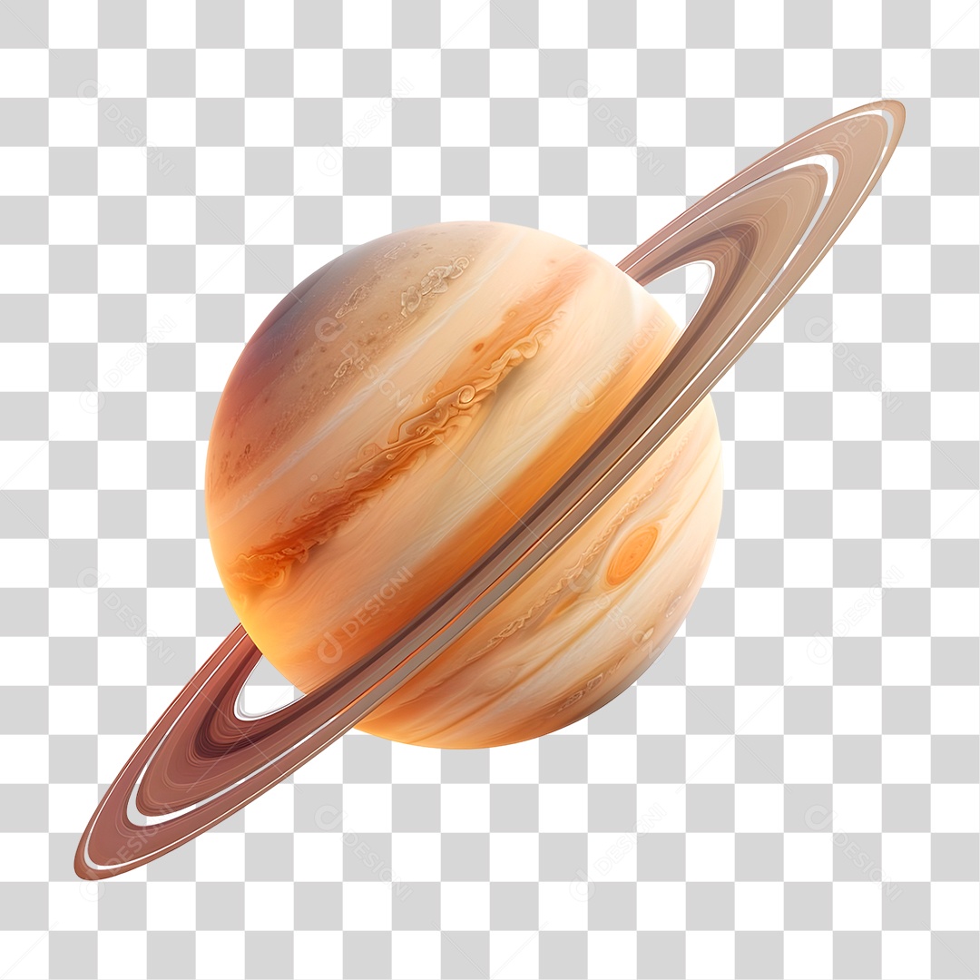 Planeta Saturno PNG Transparente