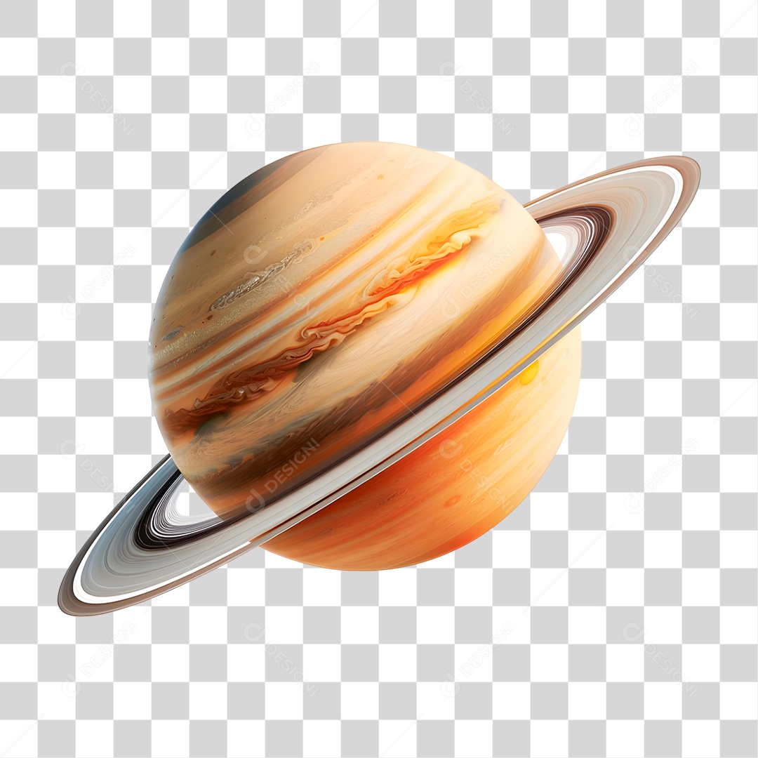 Planeta Saturno PNG Transparente