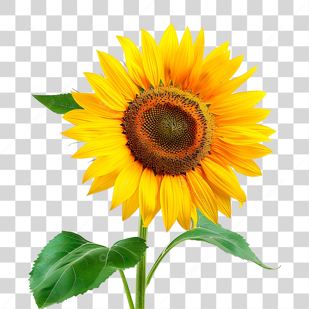 Flor Girassol PNG Transparente