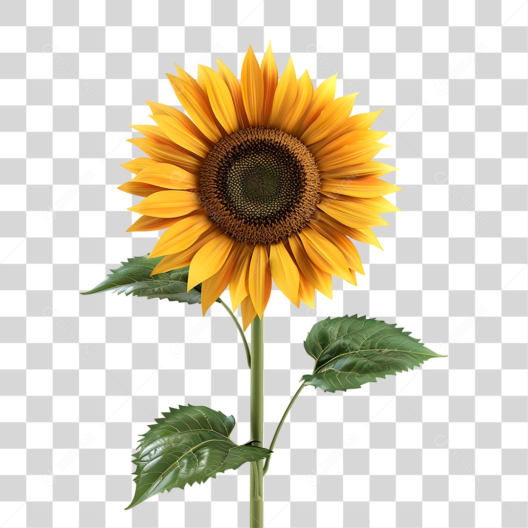 Flor Girassol PNG Transparente