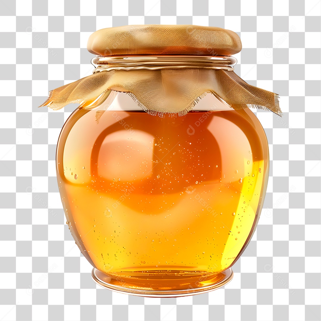 Pote de Mel PNG Transparente