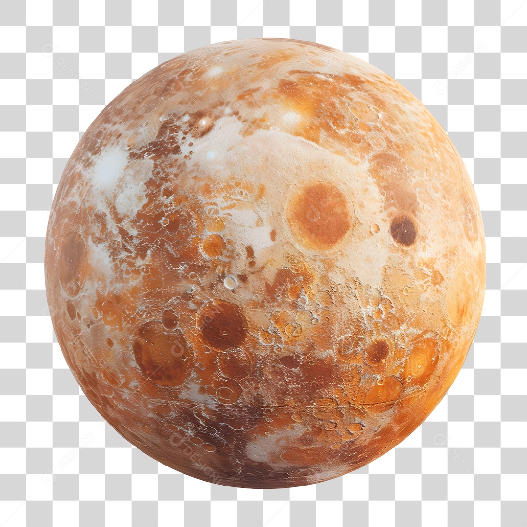 Planeta Mercúrio PNG Transparente