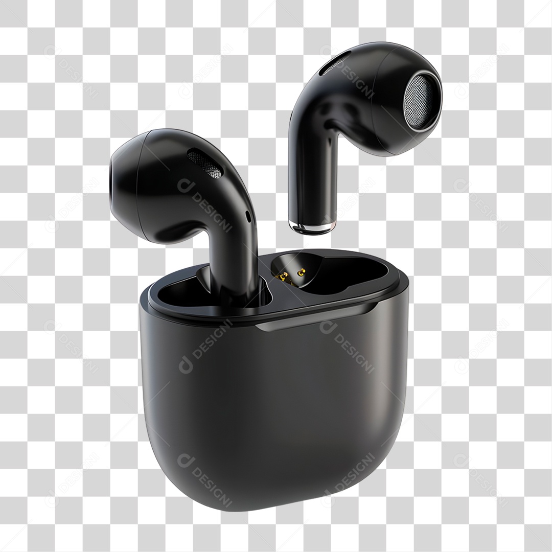 Fone Sem Fio PNG Transparente