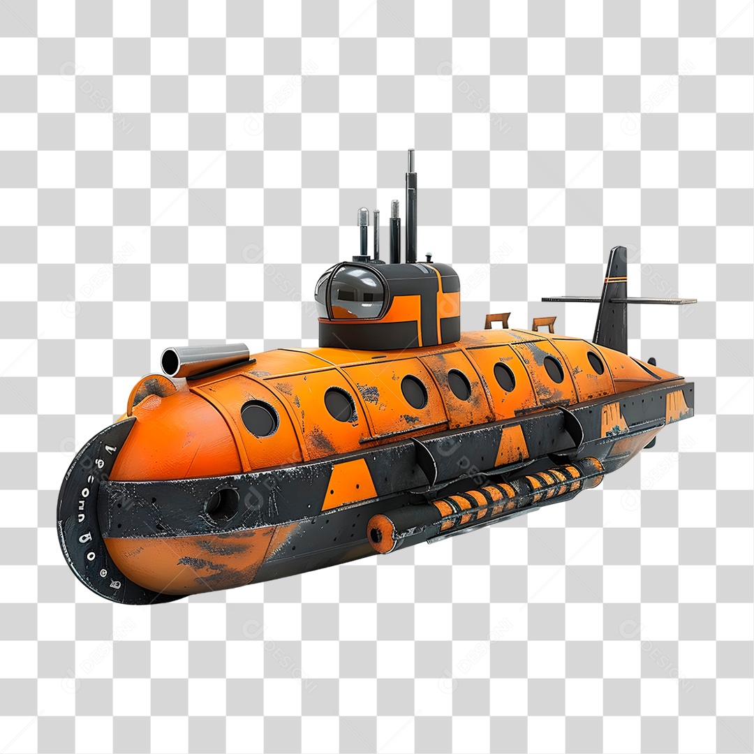 Submarino PNG Transparente