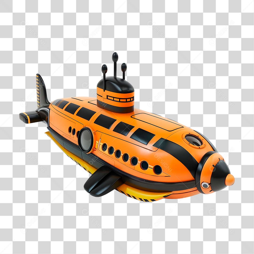 Submarino PNG Transparente