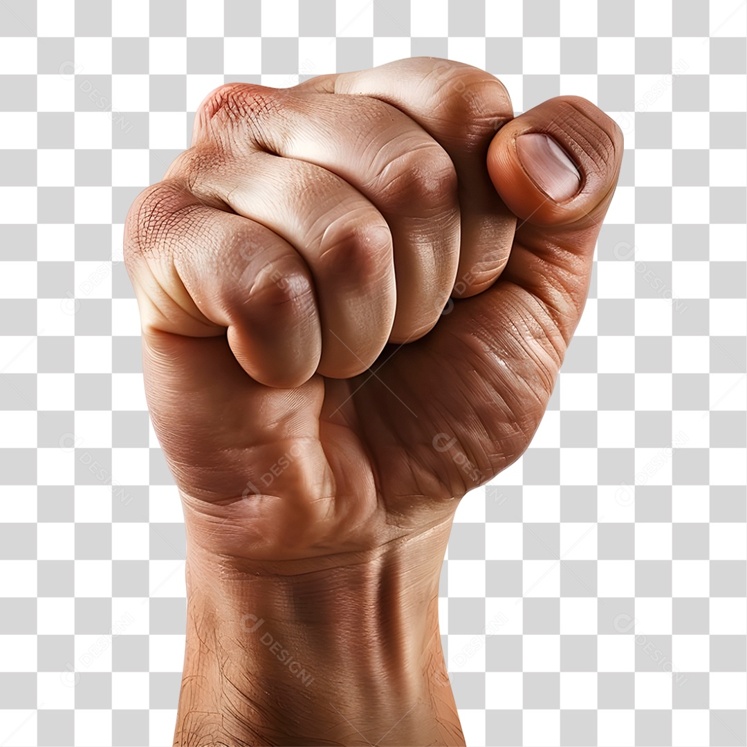 Punho Cerrado PNG Transparente