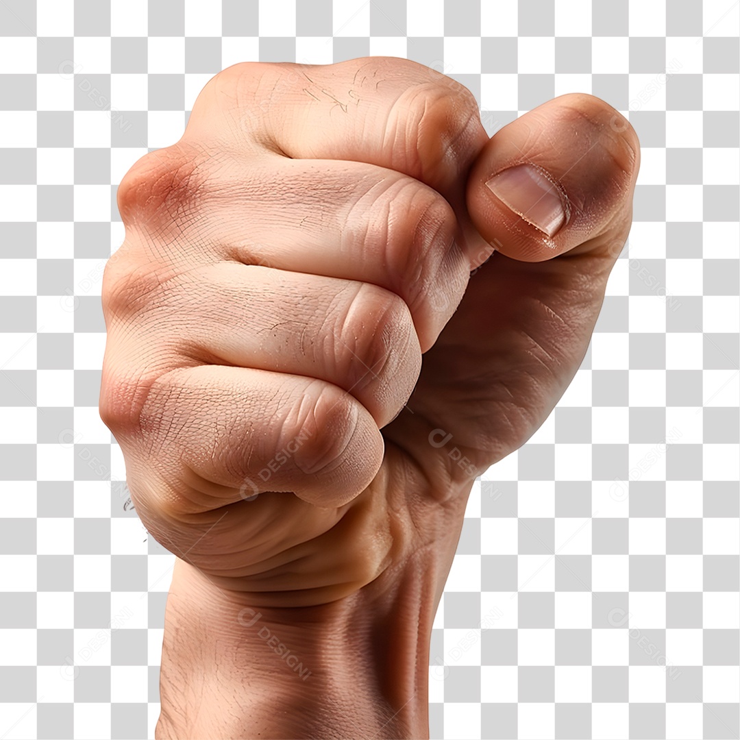 Punho Cerrado PNG Transparente