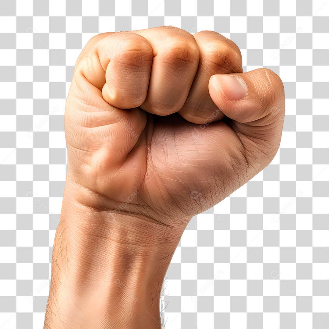 Punho Cerrado PNG Transparente