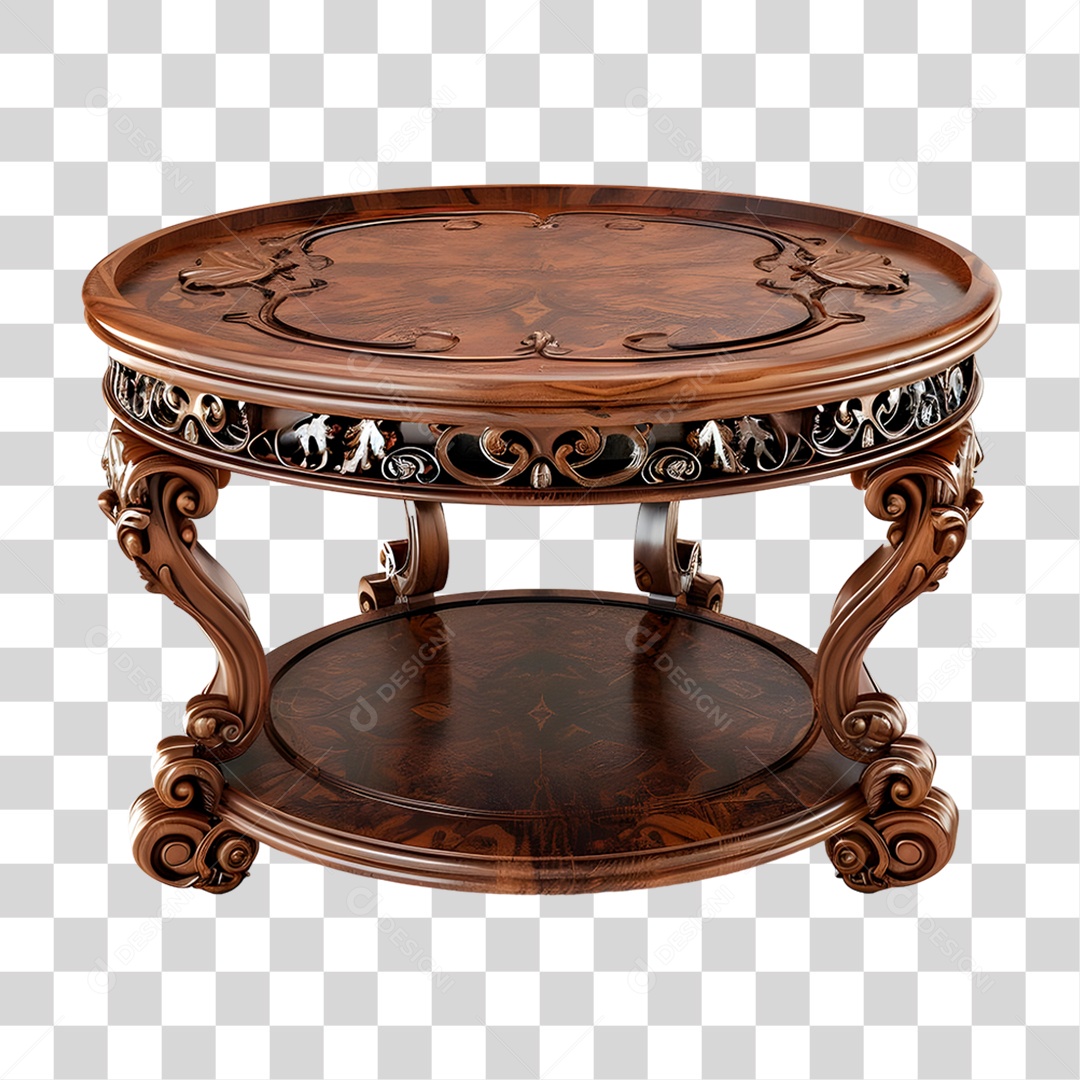 Mesa de Madeira PNG Transparente