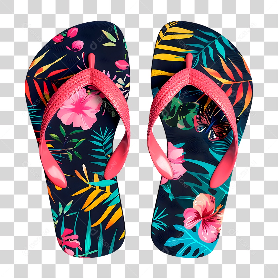 Sandália Florida PNG Transparente