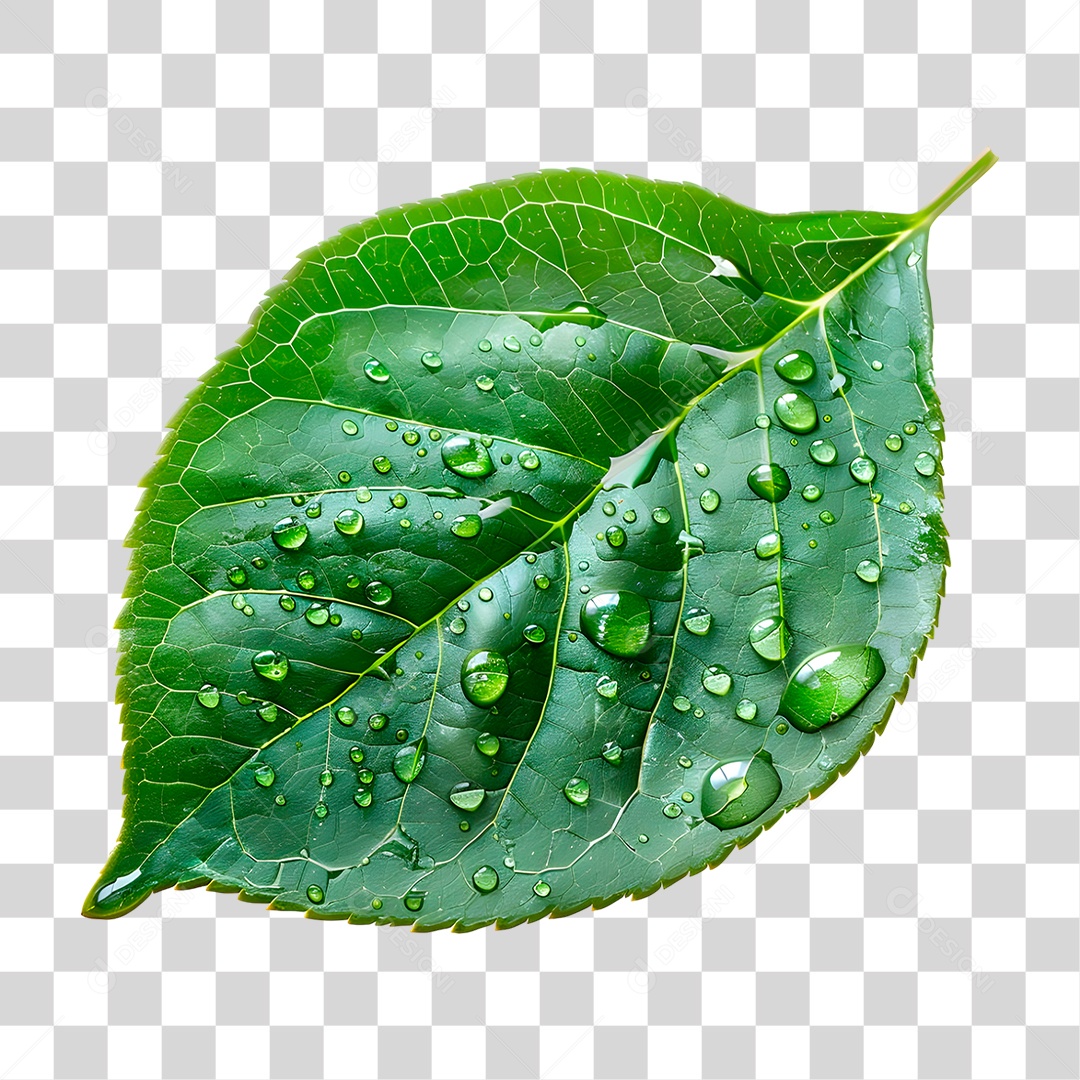 Folha Verde PNG Transparente