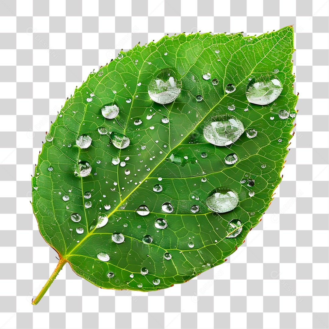 Folha Verde PNG Transparente