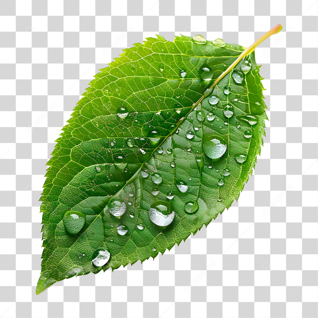 Folha Verde PNG Transparente