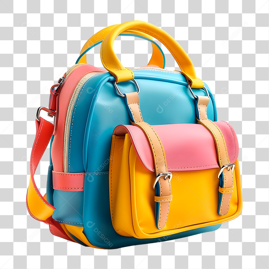 Mochila de Couro PNG Transparente