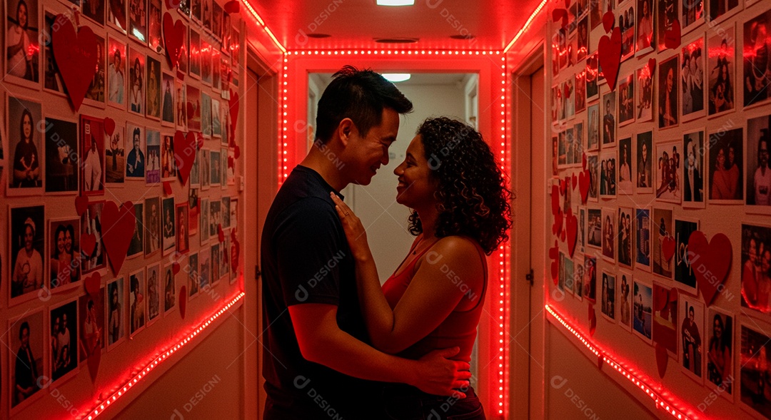 Lindo casal felizes dançando sobre uma festa